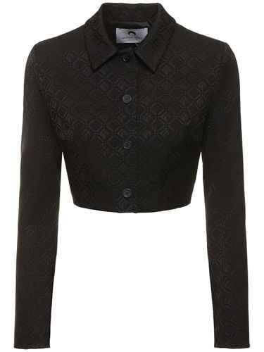 Moon Diamant Jacquard Cropped Jacket - MARINE SERRE - Modalova