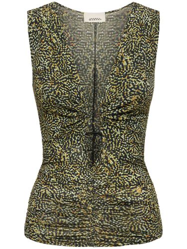 Jillya Printed Viscose Top - ISABEL MARANT - Modalova