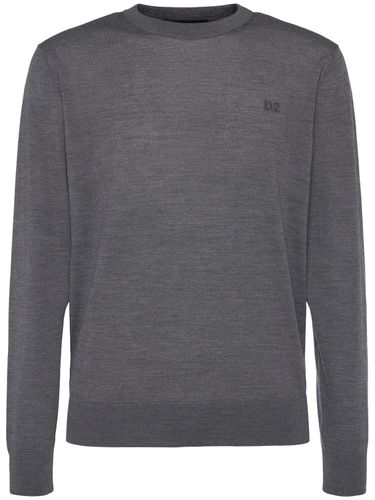 Crewneck Wool Sweater - DSQUARED2 - Modalova