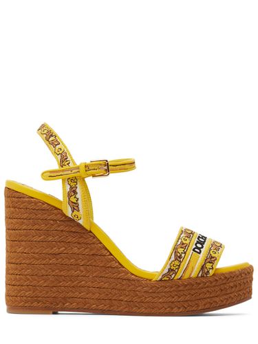 Mm Hohe Espadrilles Aus Jacquard - DOLCE & GABBANA - Modalova