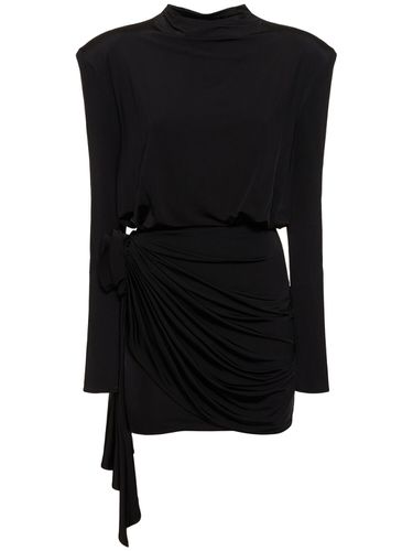 Draped Jersey Mini Dress - MAGDA BUTRYM - Modalova