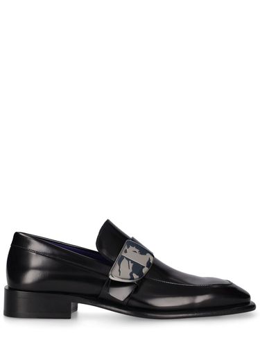 Shield Edk Leather Loafers - BURBERRY - Modalova