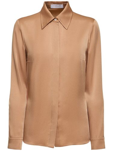 Camisa De Satén - MICHAEL KORS COLLECTION - Modalova