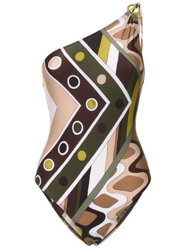 Printed Lycra One Piece Swimsuit - PUCCI - Modalova