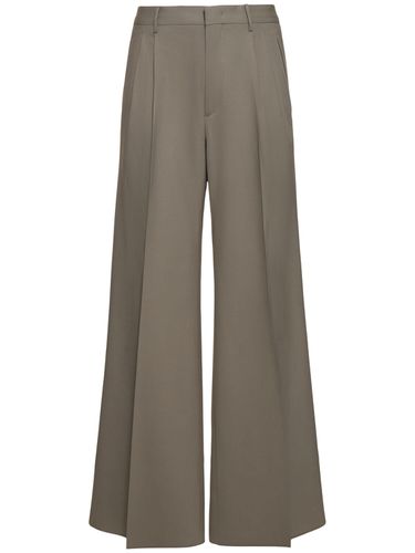 Extra Wide Pleated Wool Pants - ETRO - Modalova