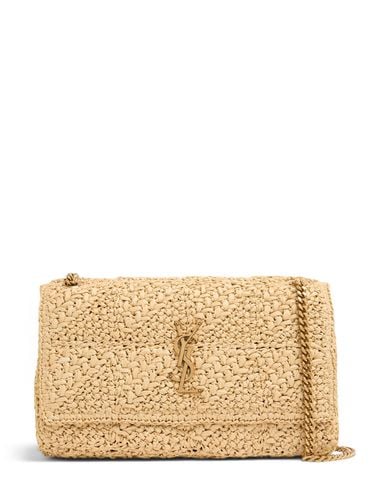 Mittelgrosse Schultertasche Aus Raffia „jamie“ - SAINT LAURENT - Modalova