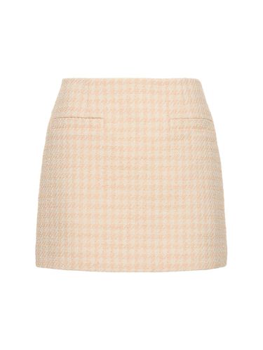 Vanessa Houndstooth Mini Skirt - ANINE BING - Modalova