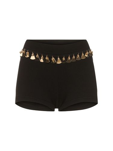 Embellished Cotton & Silk Shorts - RABANNE - Modalova