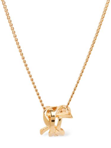 Ysl Twist Charm Chain Necklace - SAINT LAURENT - Modalova