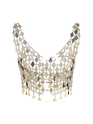 Crop Top Con Paillettes - RABANNE - Modalova