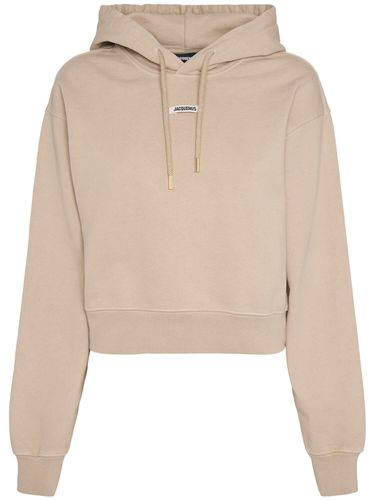 Le Hoodie Gros Grain Cotton Hoodie - JACQUEMUS - Modalova