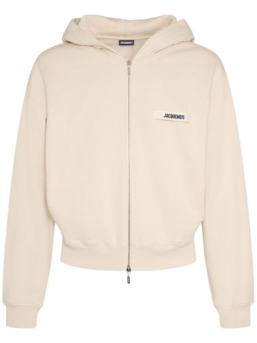 Felpa Le Hoodie Gros Grain Con Zip - JACQUEMUS - Modalova