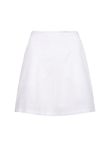 Canale Seersucker Cotton Shorts - MAX MARA - Modalova