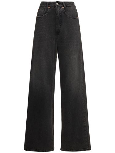 High Rise Wide Jeans - MM6 MAISON MARGIELA - Modalova