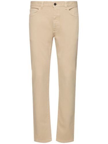 Five Pocket Cotton Pants - ZEGNA - Modalova