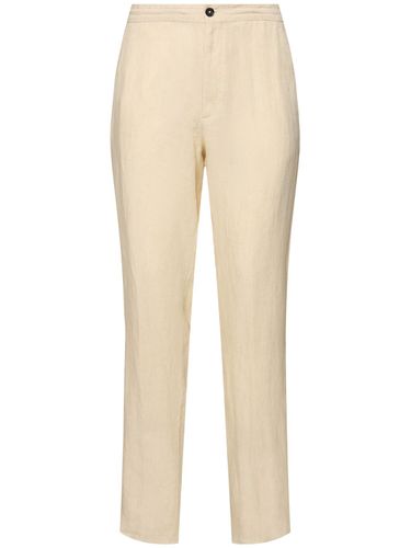 Pantaloni Jogger In Puro Lino - ZEGNA - Modalova