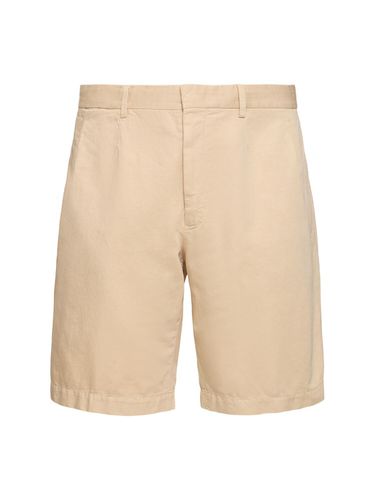 Chino-shorts Aus Baumwolle Und Leinen „summer“ - ZEGNA - Modalova