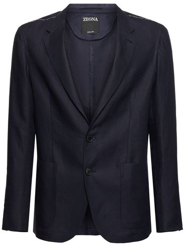 Blazer Aus Leinen „oasi“ - ZEGNA - Modalova