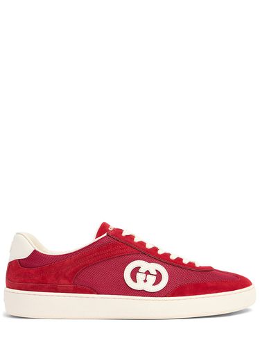 G74 Gg Suede & Fabric Sneakers - GUCCI - Modalova