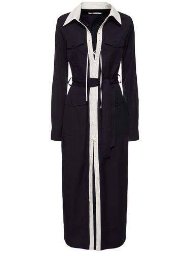 Cotton Poplin Maxi Shirt Dress - DRIES VAN NOTEN - Modalova