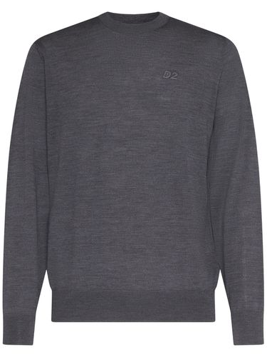 Pullover Aus Wolle Mit Monogramm - DSQUARED2 - Modalova