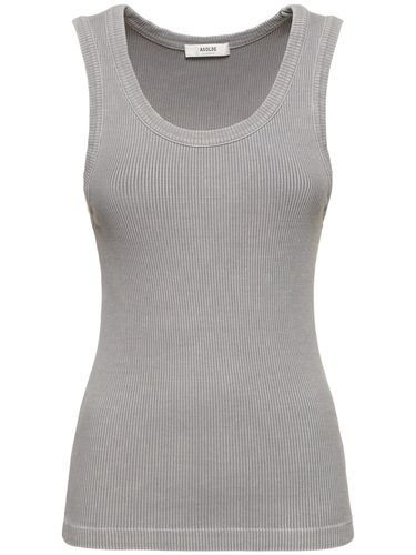 Poppy Scoop Neck Cotton Tank Top - AGOLDE - Modalova