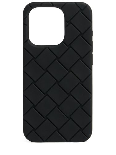 Cover Iphone 15 Pro Intreccio In Gomma - BOTTEGA VENETA - Modalova