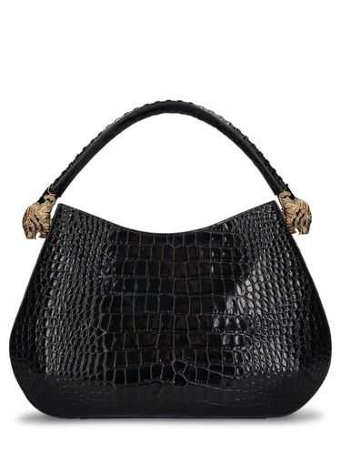 Bolso Road De Piel Efecto Cocodrilo - ROBERTO CAVALLI - Modalova