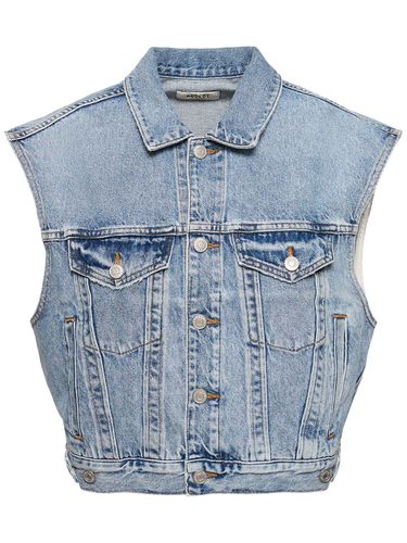 Gilet Charli In Denim Di Cotone - AGOLDE - Modalova