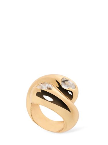 Crystal Chunky Ring - TIMELESS PEARLY - Modalova