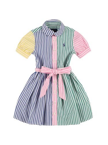 Vestido Camisero De Popelina Con Cinturón - POLO RALPH LAUREN - Modalova