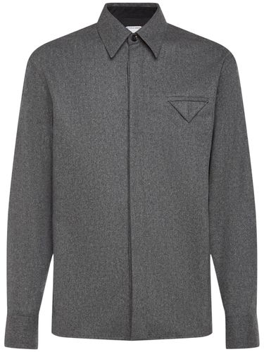 Light Wool Flannel Shirt - BOTTEGA VENETA - Modalova