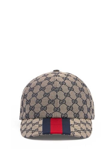 Baseballkappe Aus Canvas "original Gg" - GUCCI - Modalova