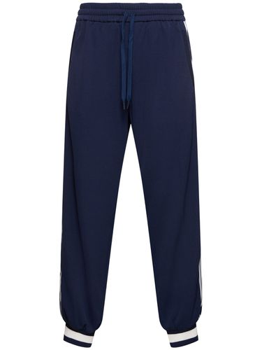 Pantaloni In Techno Con Logo - GUCCI - Modalova