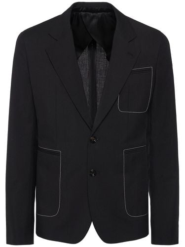 Blazer Aus Baumwolle Und Mohair - ALEXANDER MCQUEEN - Modalova