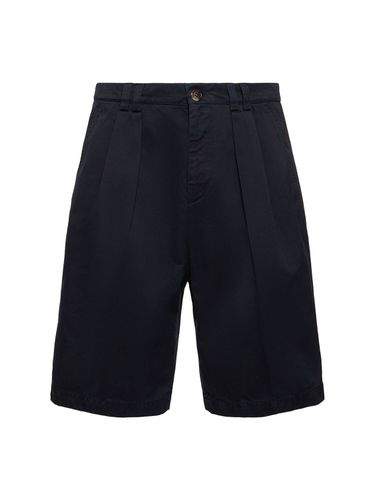 Dyed Cotton Shorts - BRUNELLO CUCINELLI - Modalova