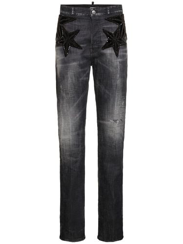 Jeans De Denim Con Decoraciones - DSQUARED2 - Modalova