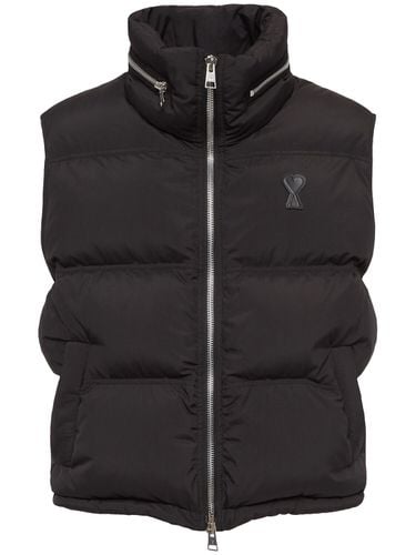 Nylon Down Vest - AMI PARIS - Modalova