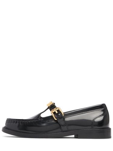 Mm Hohe Loafers Aus Leder - MOSCHINO - Modalova