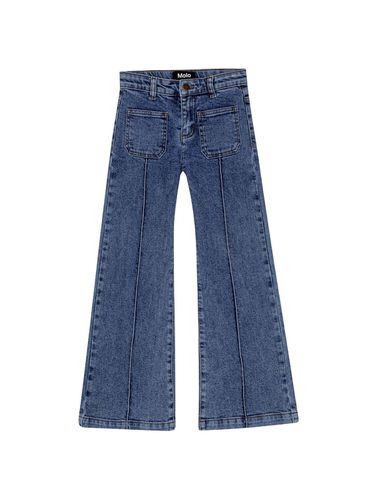 Pantalones De Algodón Denim Orgánico - MOLO - Modalova