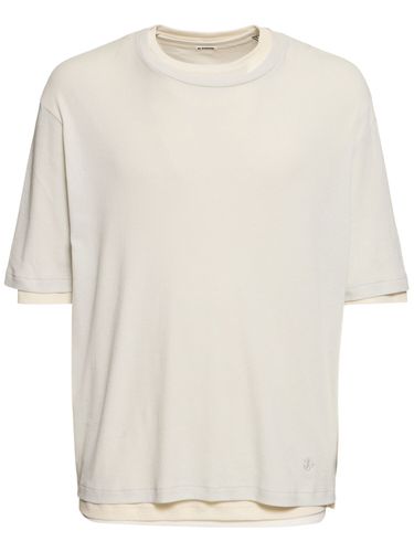 Layered Cotton T-shirts & Tank Top - JIL SANDER - Modalova