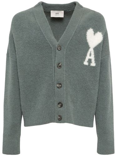 Cardigan Adc In Misto Alpaca - AMI PARIS - Modalova