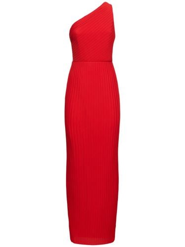 Adira Pleated Chiffon Long Dress - SOLACE LONDON - Modalova