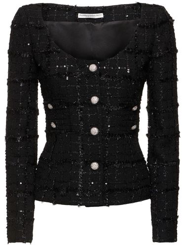 Chaqueta De Tweed Con Lentejuelas - ALESSANDRA RICH - Modalova