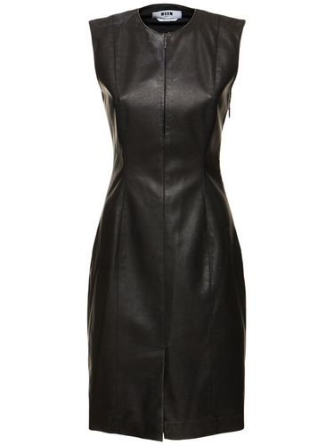 Vestido Midi De Viscosa - MSGM - Modalova