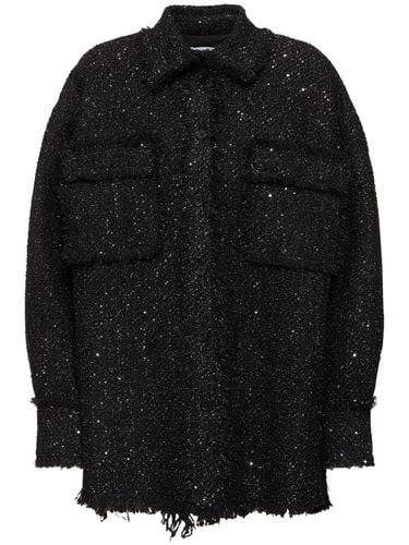 Tweed Shirt Jacket - MSGM - Modalova