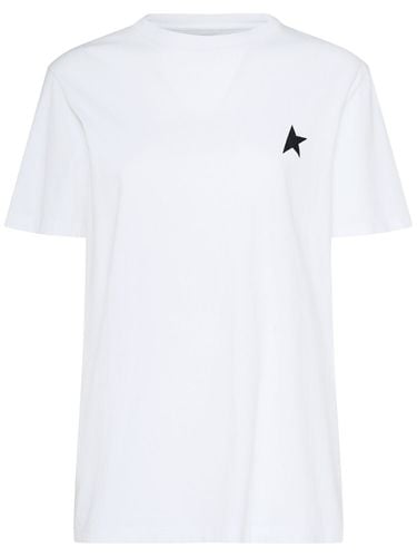 Star Cotton Jersey T-shirt - GOLDEN GOOSE - Modalova