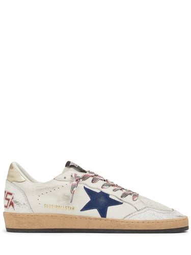 Ballstar Metallic Star Leather Sneakers - GOLDEN GOOSE - Modalova