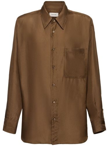 Loose Silk Twill Shirt - LEMAIRE - Modalova