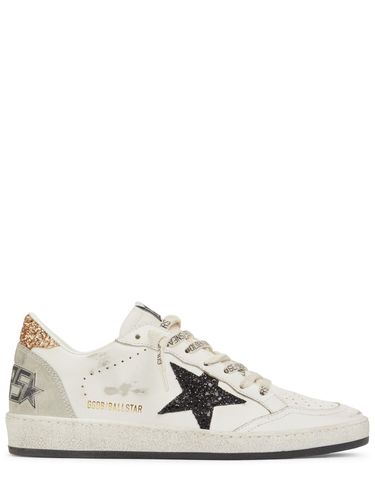 Mm Hohe Sneakers Aus Leder „ballstar“ - GOLDEN GOOSE - Modalova